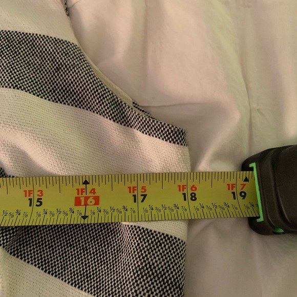 J. Crew Blue and White Textured Dress Size 14 - Picture 10 of 16